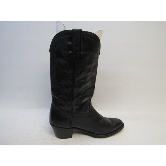Durango Mens Size 8 EE Black Leather Cowboy Western Boots main image 8